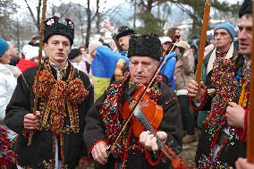 Christmas celebrated in Kryvorivnia of Ivano-Frankivsk region