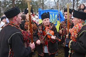 Christmas celebrated in Kryvorivnia of Ivano-Frankivsk region