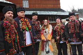 Christmas celebrated in Kryvorivnia of Ivano-Frankivsk region