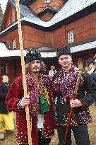 Christmas celebrated in Kryvorivnia of Ivano-Frankivsk region