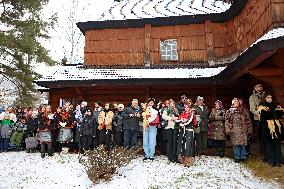 Christmas celebrated in Kryvorivnia of Ivano-Frankivsk region