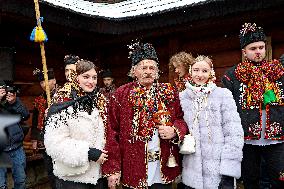 Christmas celebrated in Kryvorivnia of Ivano-Frankivsk region