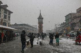 Snowfall In Srinagar