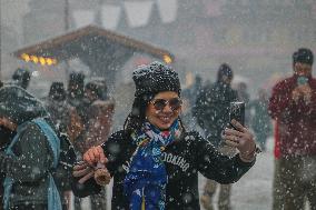 Snowfall In Srinagar