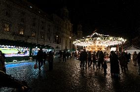 The Traditional Befana Market In Piazza Navona