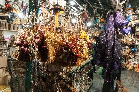 The Traditional Befana Market In Piazza Navona