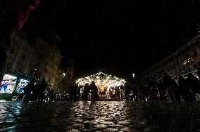 The Traditional Befana Market In Piazza Navona