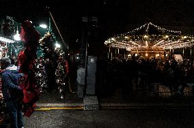 The Traditional Befana Market In Piazza Navona