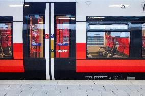 Austrian Train At Passau Station