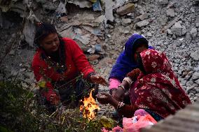 Winter Daily Life In Nepal