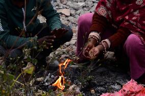 Winter Daily Life In Nepal