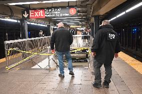 Man Reportedly Set On Fire At Penn Station In Manhattan New York City