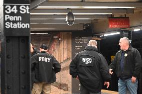 Man Reportedly Set On Fire At Penn Station In Manhattan New York City