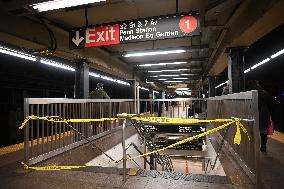 Man Reportedly Set On Fire At Penn Station In Manhattan New York City