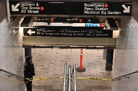 Man Reportedly Set On Fire At Penn Station In Manhattan New York City