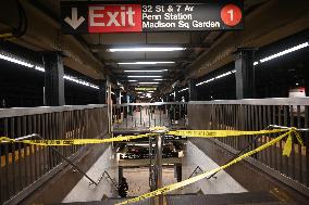 Man Reportedly Set On Fire At Penn Station In Manhattan New York City