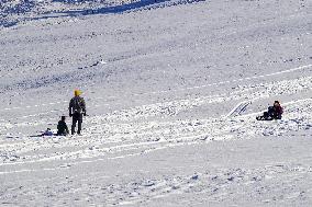 Sledging Fun In Bavaria