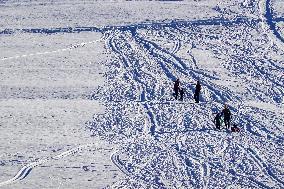 Sledging Fun In Bavaria