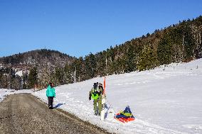 Winter Hiking In Bavaria Around Oberstaufen