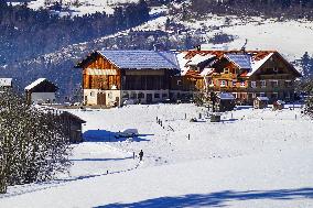 Winter Hiking In Bavaria Around Oberstaufen