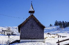 Winter Hiking In Bavaria Around Oberstaufen