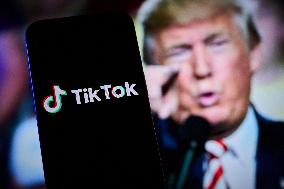 Trump TikTok Illustratoins