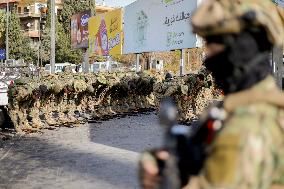 HTS Fighters Hold Military Parade In Damascus