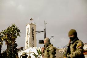 HTS Fighters Hold Military Parade In Damascus