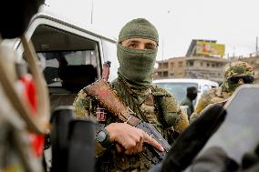 HTS Fighters Hold Military Parade In Damascus