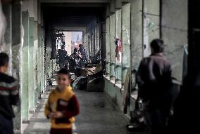 Daily Life of Displaced Palestinians at a Makeshift Camp - Deir al-Balah