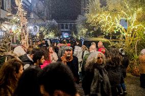 Syrian Christians Celebrate Christmas Eve At Olive Church - Damascus