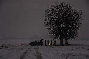 Snowfall In Kashmir