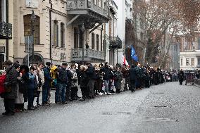 A Chain Of Unity Has Been Formed In Tbilisi