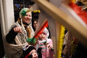 Christmas Carol Procession In Poland