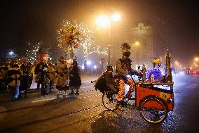 Christmas Carol Procession In Poland