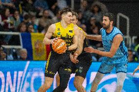 David Kramer of CB Canarias in action during the Liga Endesa 2024- 2025  match between Morabanc Andorra v CB Canarias at Poliesp