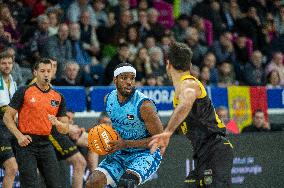 Jerrick Harding of Morabanc Andorra in action during the Liga Endesa 2024- 2025  match between Morabanc Andorra v CB Canarias at