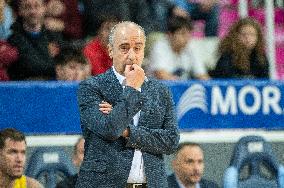 Txus Vidorra coach of CB Canarias looks on during the Liga Endesa 2024- 2025  match between Morabanc Andorra v CB Canarias at Po