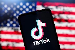 President Donald Trump Profile And TikTok Illustrations