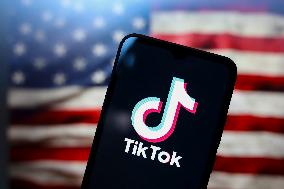 President Donald Trump Profile And TikTok Illustrations