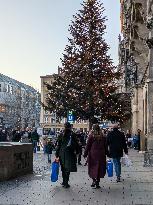 After Christmas Shopping In Munich