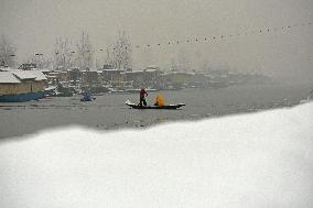 Heavy Snowfall Disrupts Life In Kashmir