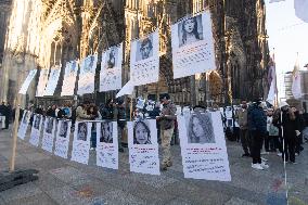 Peace Protest Action In Cologne