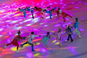 Children Perform at An Ice Skating Rink in Chongqing