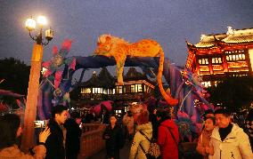 2025 Year of the Snake Yu Garden Lantern Festival First Lights Up