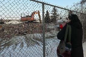 Flash Rally At Demolition Site Remembers Atonement Home Survivors