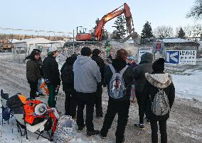 Flash Rally At Demolition Site Remembers Atonement Home Survivors