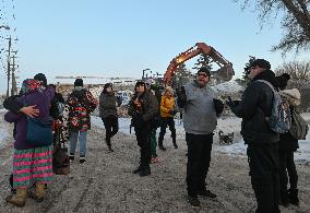 Flash Rally At Demolition Site Remembers Atonement Home Survivors