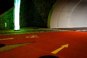 Cycle And Pedestrian Tunnel Through The Georgsberg In Passau