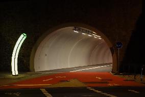 Cycle And Pedestrian Tunnel Through The Georgsberg In Passau